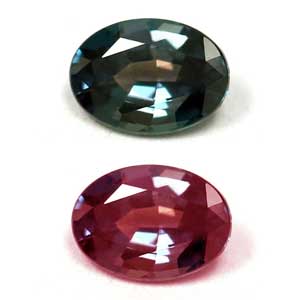 Alexandrite Oval 0.59 carat Green Photo