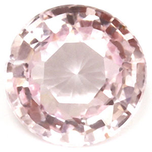 Sapphire Round 0.70 carat Orange Pink Photo