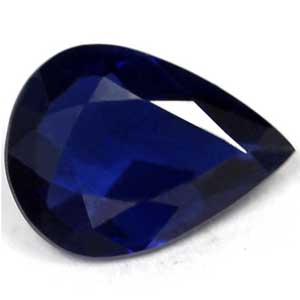 Sapphire Pear 0.95 carat Blue Photo