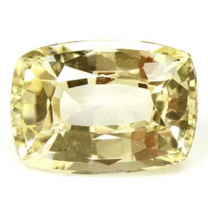 Sapphire Cushion 0.90 carat Yellow Photo