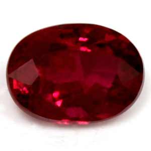 Ruby Oval 0.57 carat Red Photo