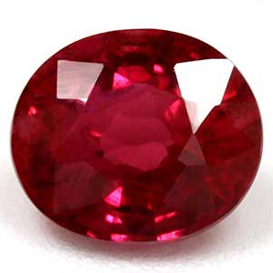 Ruby Oval 0.62 carat Red Photo