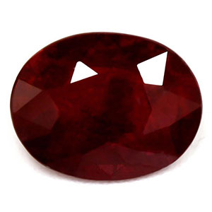 Ruby Oval 0.82 carat Red Photo
