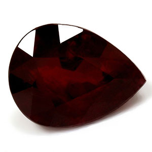Ruby Pear 0.88 carat Red Photo