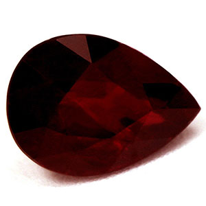 Ruby Pear 0.92 carat Red Photo