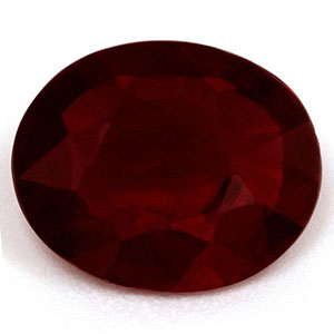 Ruby Oval 0.82 carat Red Photo