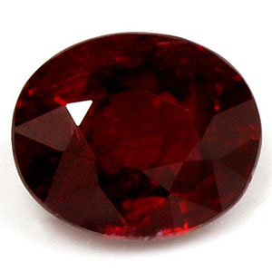 Ruby Oval 0.64 carat Red Photo