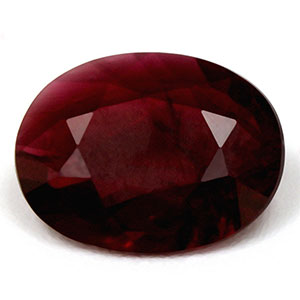 Ruby Oval 0.93 carat Red Photo