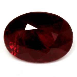 Ruby Oval 0.83 carat Red Photo