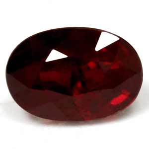 Ruby Oval 0.79 carat Red Photo