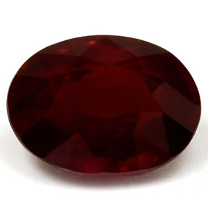 Ruby Oval 0.87 carat Red Photo