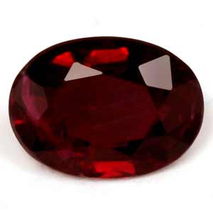 Ruby Oval 0.66 carat Red Photo