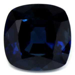 Sapphire Cushion 1.27 carat Blue Green Photo