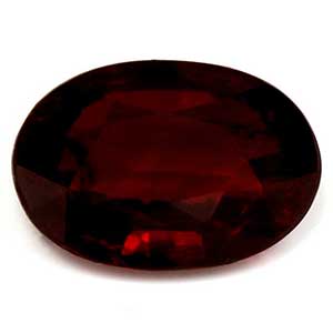 Ruby Oval 0.81 carat Red Photo