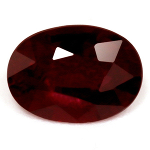 Ruby Oval 0.73 carat Red Photo