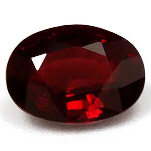 Ruby Oval 0.85 carat Red Photo