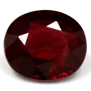 Ruby Oval 0.73 carat Red Photo