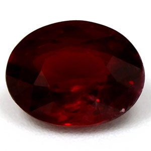 Ruby Oval 0.76 carat Red Photo