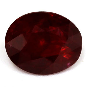 Ruby Oval 0.68 carat Red Photo