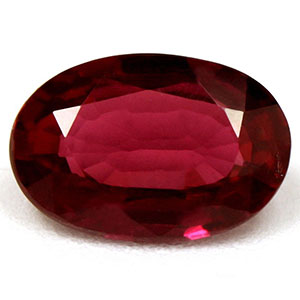 Ruby Oval 0.52 carat Red Photo