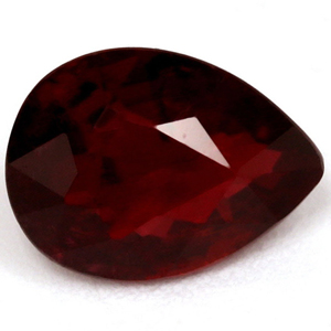 Ruby Pear 0.77 carat Red Photo
