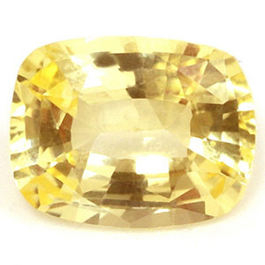 Sapphire Cushion 1.12 carat Yellow Photo