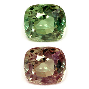 Alexandrite Cushion 0.68 carat Green Photo