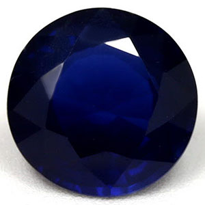Sapphire Round 0.91 carat Blue Photo