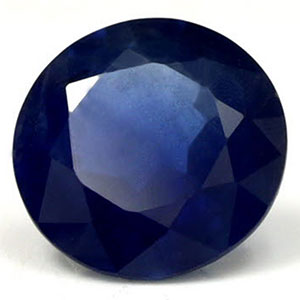 Sapphire Round 0.90 carat Blue Photo