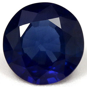 Sapphire Round 0.77 carat Blue Photo