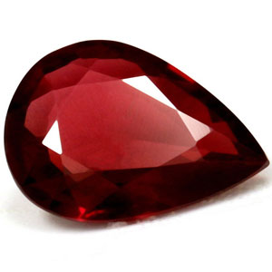 Ruby Pear 0.66 carat Red Photo