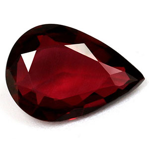 Ruby Pear 0.61 carat Red Photo