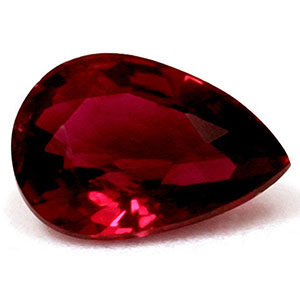 0.46 carat Pear Ruby - Gemstone Thumbnail
