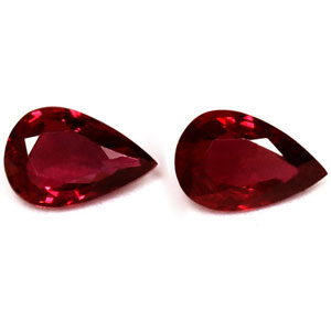 0.80 carat Pear Ruby - Gemstone Thumbnail