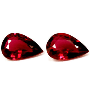 0.75 carat Pear Ruby - Gemstone Thumbnail
