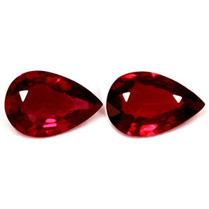 0.80 carat Pear Ruby - Gemstone Thumbnail