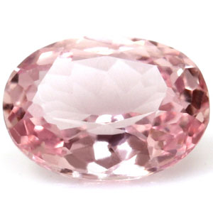 Sapphire Oval 0.79 carat Orange Pink Photo