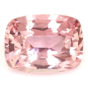 Sapphire Cushion 0.85 carat Orange Pink Photo