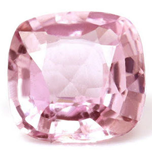 Sapphire Cushion 0.66 carat Orange Pink Photo