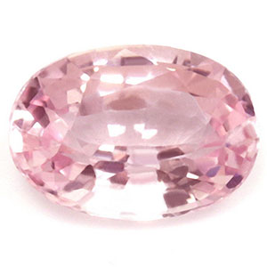 Sapphire Oval 0.89 carat Orange Pink Photo