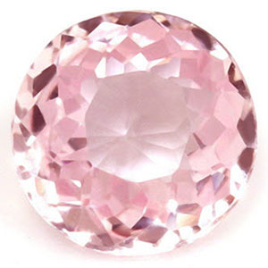 Sapphire Round 0.63 carat Orange Pink Photo