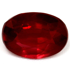 Ruby Oval 0.58 carat Red Photo