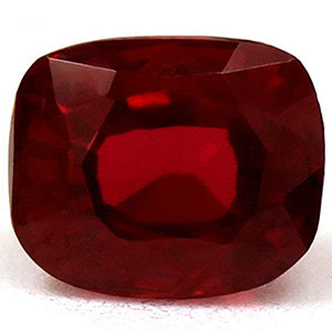 Ruby Cushion 0.57 carat Red Photo