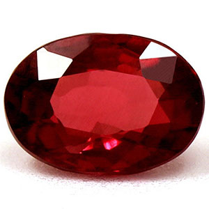 Ruby Oval 0.65 carat Red Photo