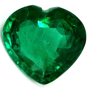 0.96 carat Heart Emerald - Gemstone Thumbnail