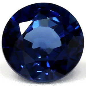 Sapphire Round 0.55 carat Blue Green Photo