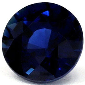 Sapphire Round 0.64 carat Blue Photo