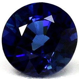 Sapphire Round 0.58 carat Blue Photo