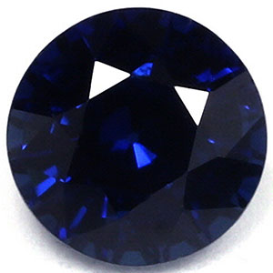 Sapphire Round 0.69 carat Blue Photo