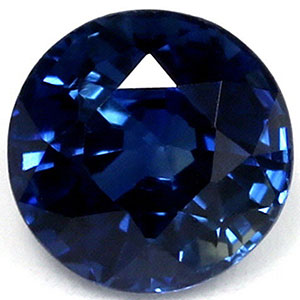 Sapphire Round 0.66 carat Blue Green Photo